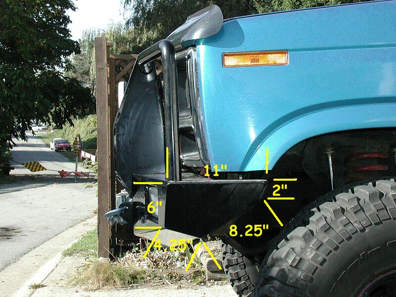 Ford bronco bumper plans